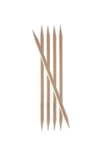 KnitPro Basix breinaalden dubbele punt hout