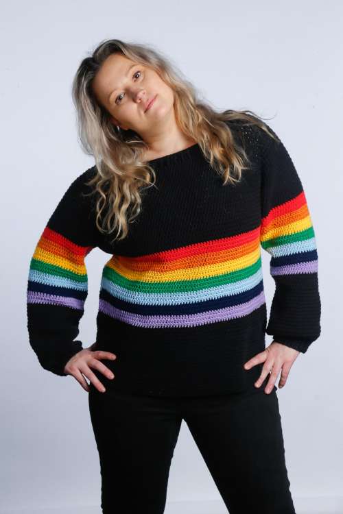 Regenboogtrui - Afbeelding 4
