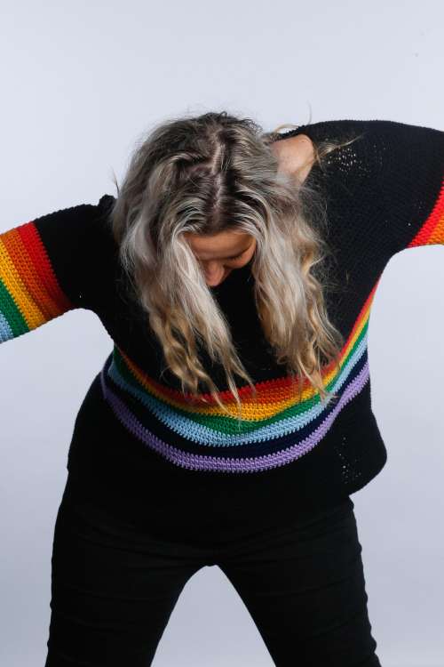 Regenboogtrui - Afbeelding 2