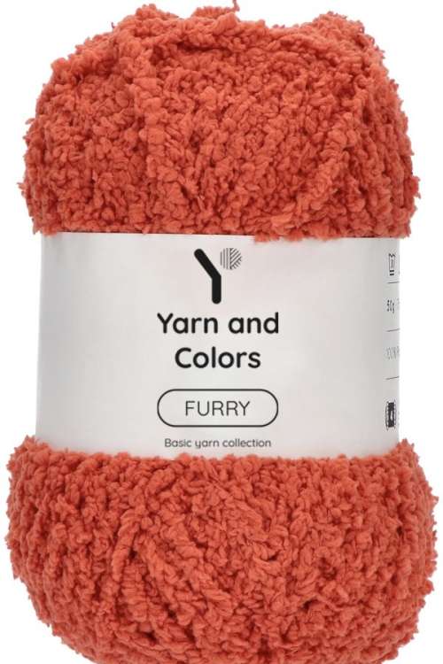 Furry acryl Yarn and Colors Furry