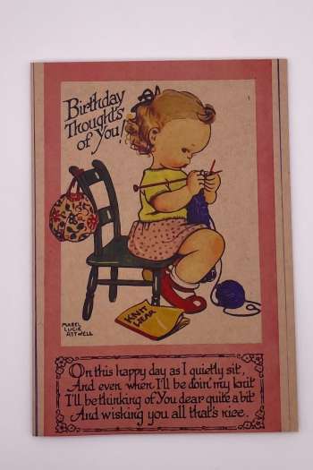 Wenskaart Birthday Thoughts
