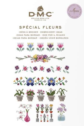 DMC Kruissteek Booklet Bloemen