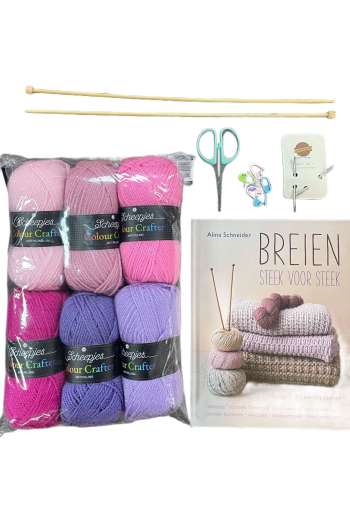 Starterkit Breien voor beginners Tulip Fields