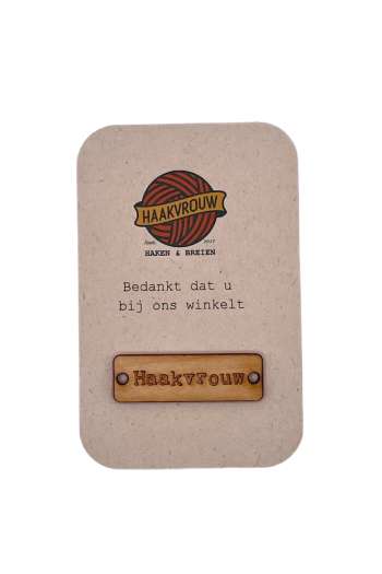 Haakvrouw Tag Hout