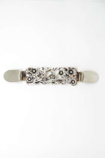 Vestsluiting hertje met strass