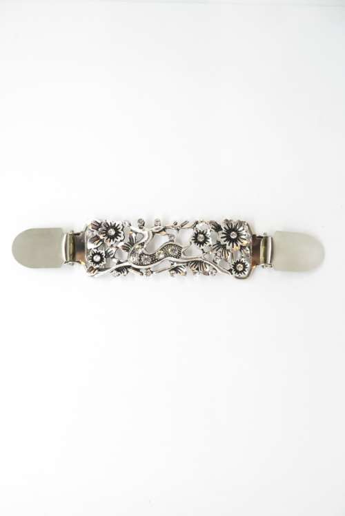 Vestsluiting hertje met strass