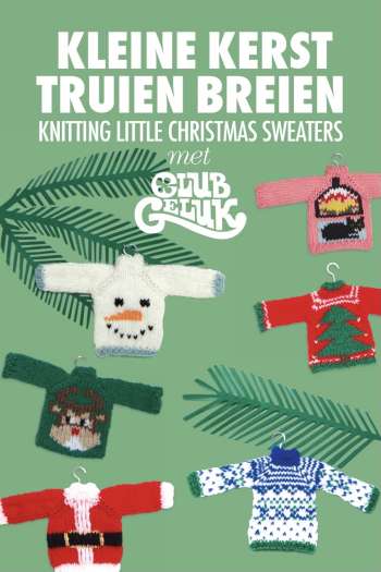 Kleine kerst truien breien - Marieke Voorsluys