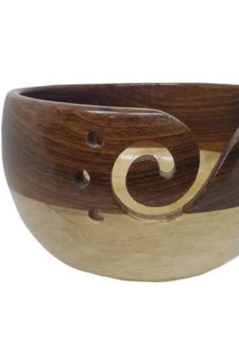 Yarn Bowl Multi Hout