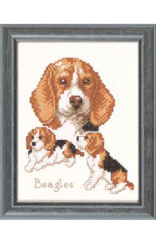Borduurpakket Beagles