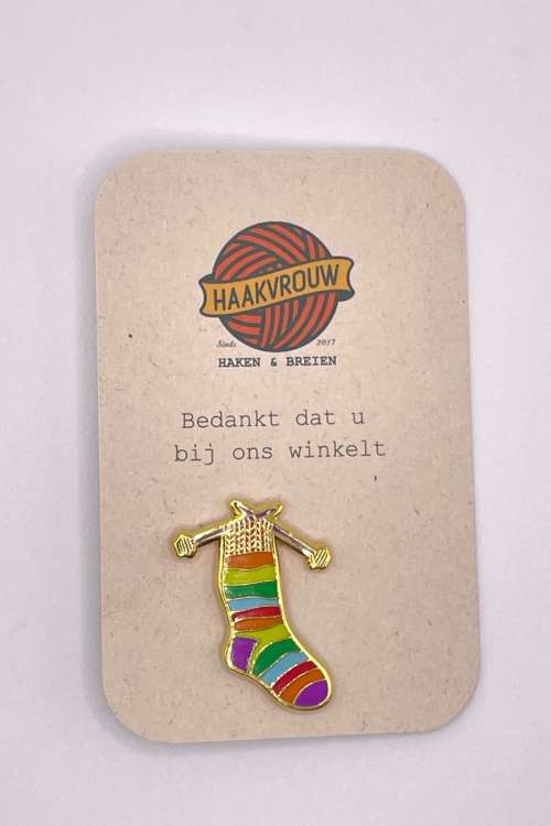 Enamel Pin Sock
