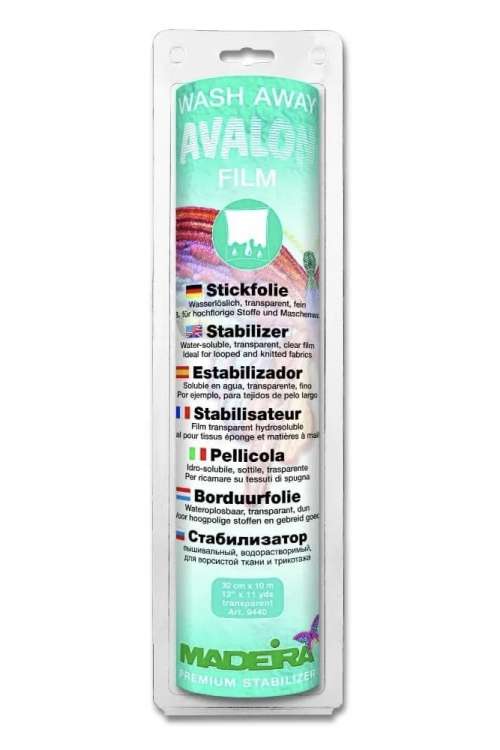 Borduurstabilisator Madeira Avalon Film 0,3 x 10 mtr