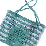 Gehaakte tas van raffia