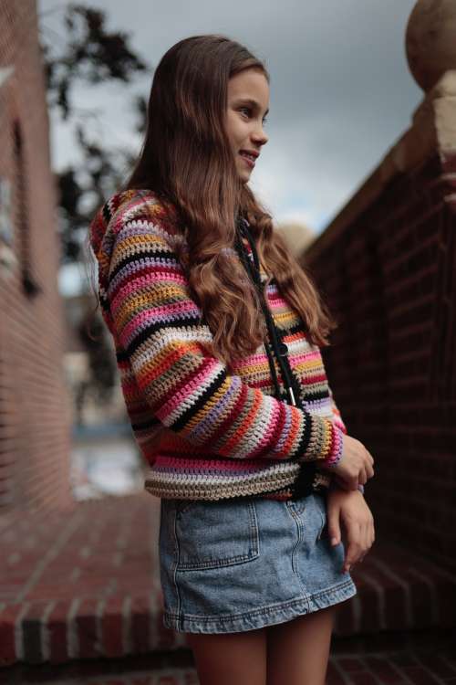 Hoodievest gehaakt - Afbeelding 6