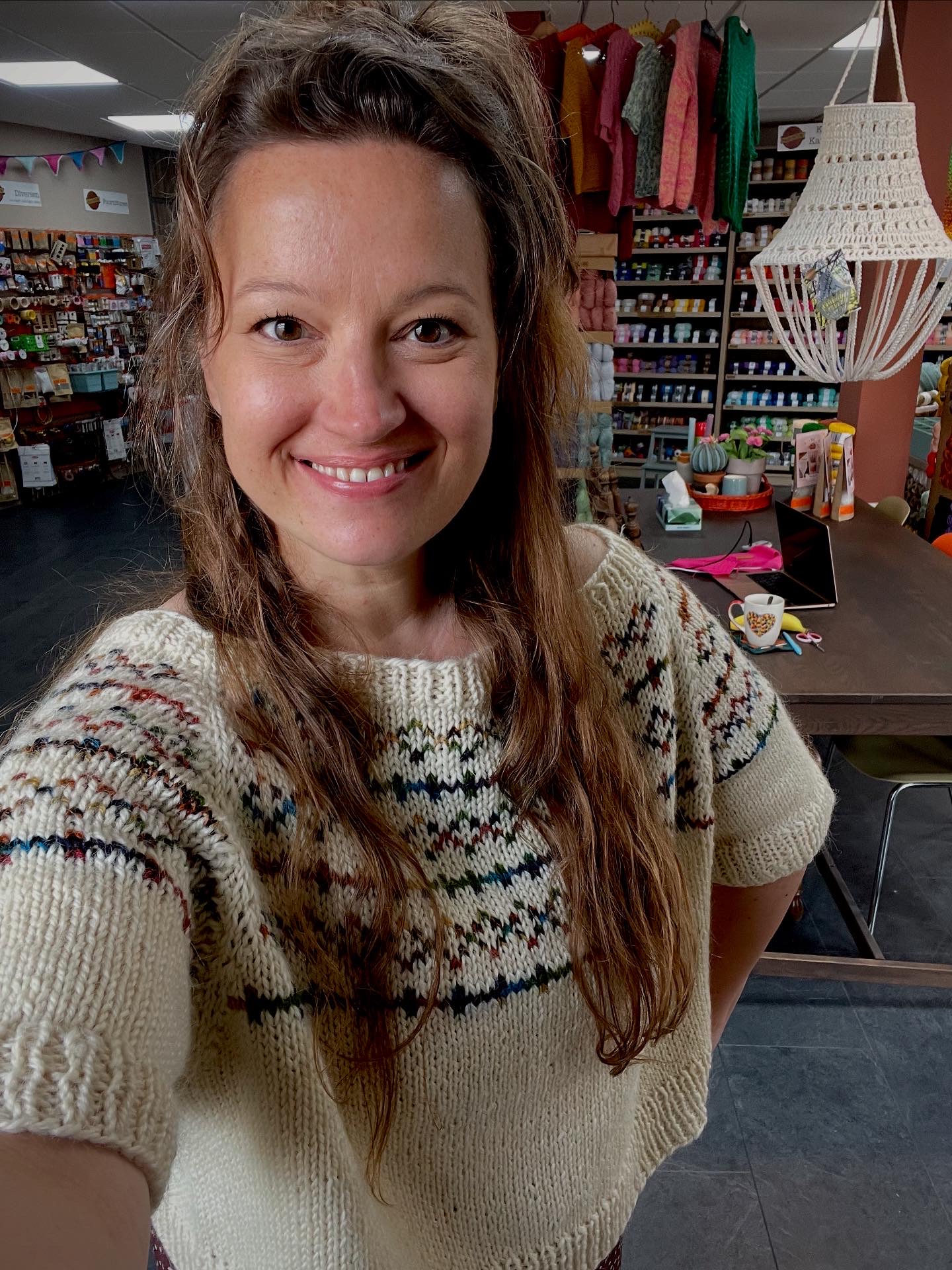 Nordic Tee - breien - Afbeelding 4