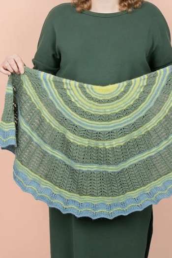 Fibonacci Shawlette Knit Kit