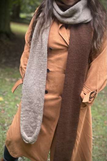 Two-Tone XXL Scarf - 400 cm