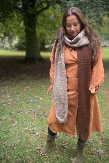 Two-Tone XXL Scarf - 400 cm