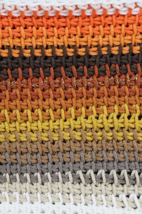 Temperatuurdeken Tunisch Gehaakt