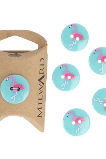 Knoop Flamingo 6 stk