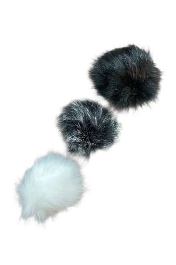Faux Fur Pompons