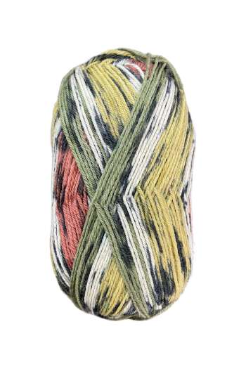 Wol met polyamide sokkengaren