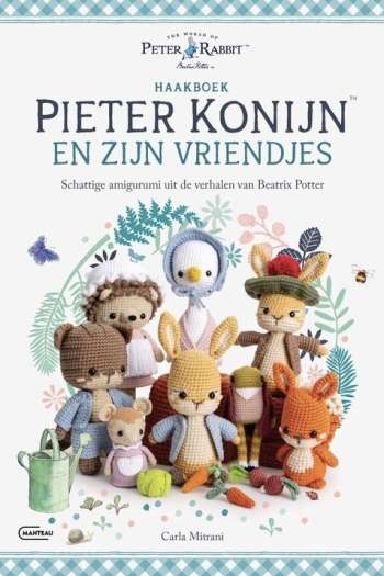Haakboek Pieter Konijn en zijn vriendjes - Carla Mitrani