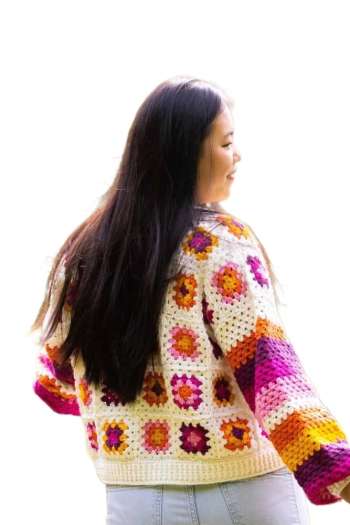 Petal Patch Cardigan Haakpakket