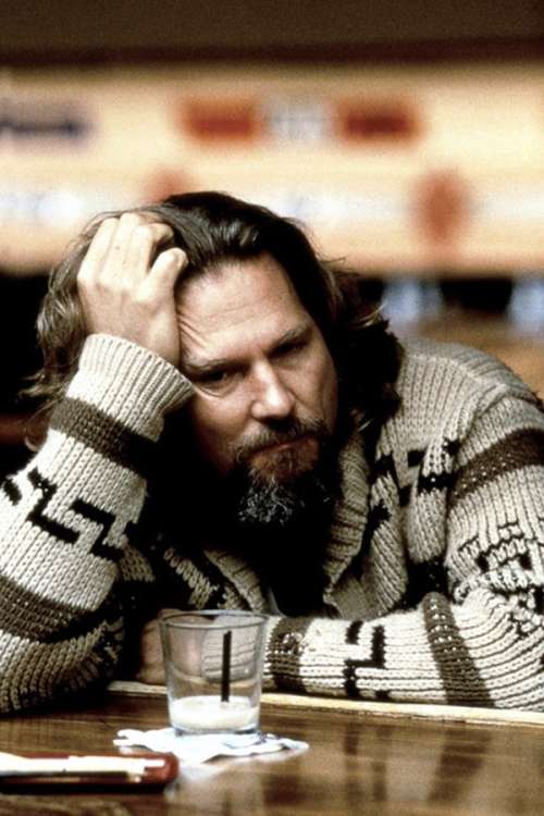 Wenskaart The Dude in The Dude Cardigan