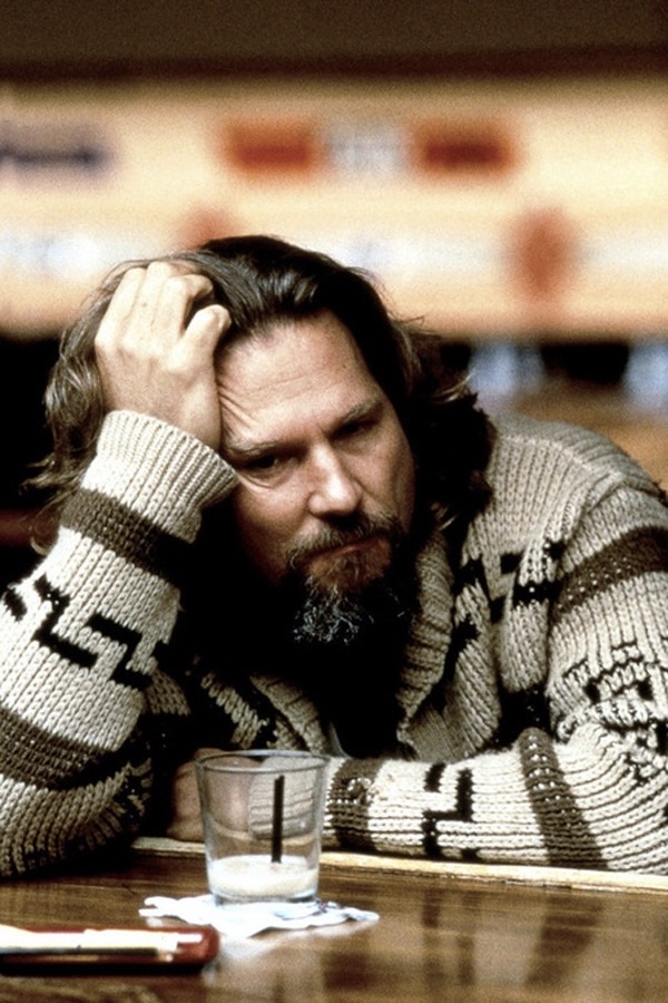 Wenskaart The Dude in The Dude Cardigan